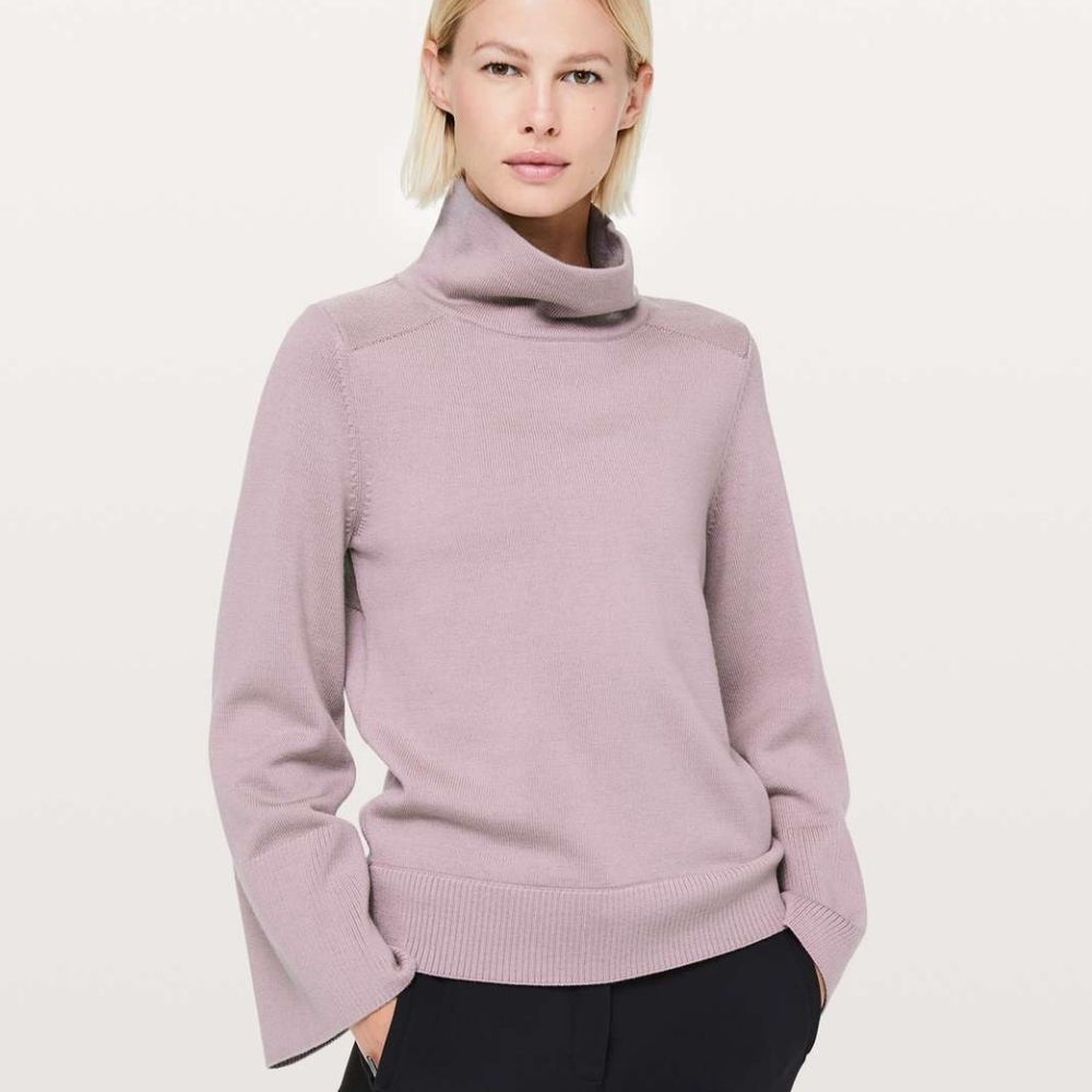 SOLD City Trek Sweater Lululemon pink/lavender